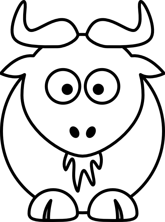 Lemmling Gnu Black White Nikbearbrown Com nikbearbrown.com SVG ...
