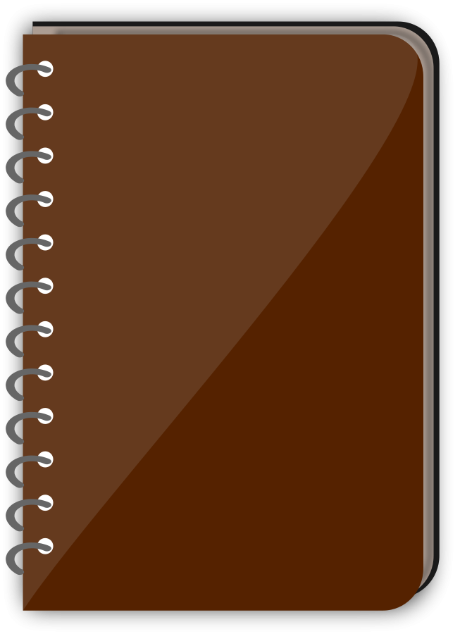 Spiral Bound Book large 900pixel clipart, Spiral Bound Book design ...