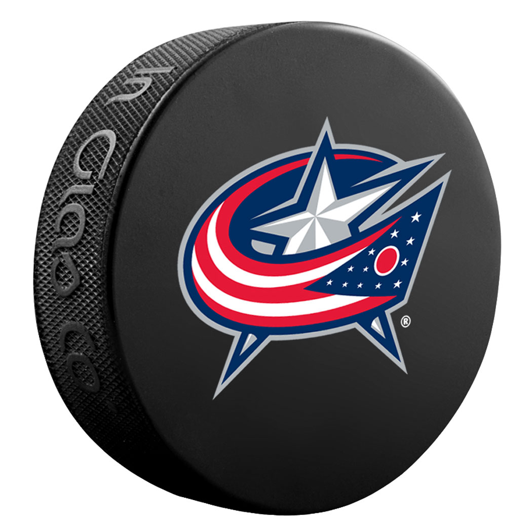 Sherwood NHL Team Souvenir Ice Hockey Puck (Columbus Blue Jackets)