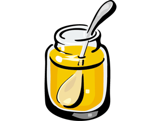 Download Bee Clip Art ~ Free Clipart of Honey, Honeycomb, a Bee & More