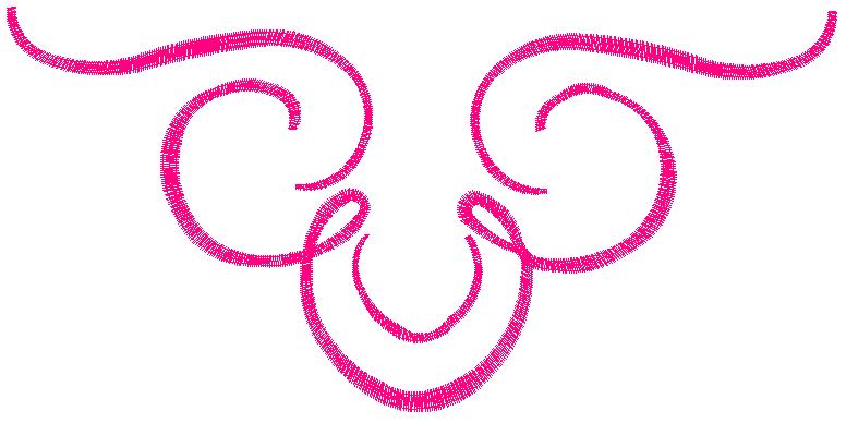 Embellishments Embroidery Design: Flourish Border from Embroidery ...