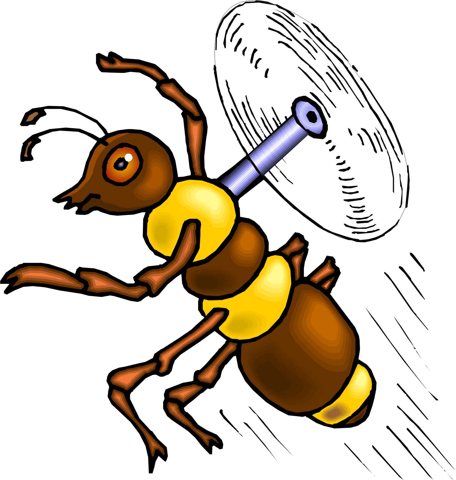 Cartoon Honey Bee