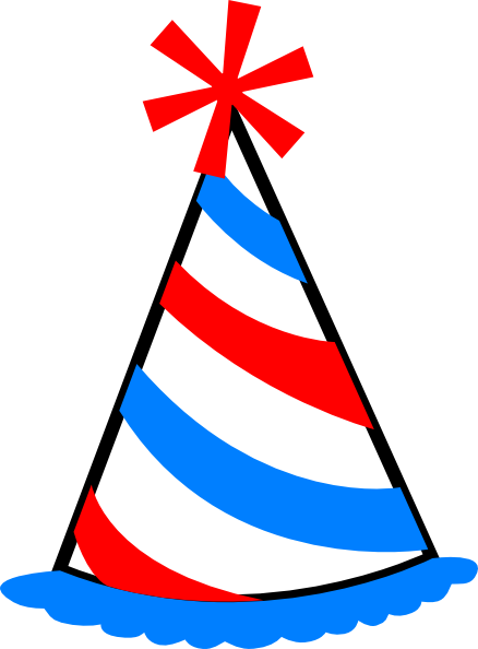 Party Hat clip art - vector clip art online, royalty free & public ...