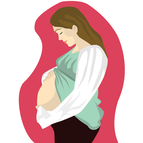 pregnant woman vector