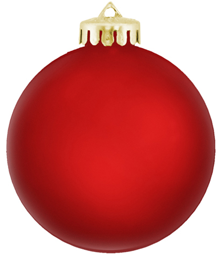 Round shatterproof Christmas ornaments with custom logo