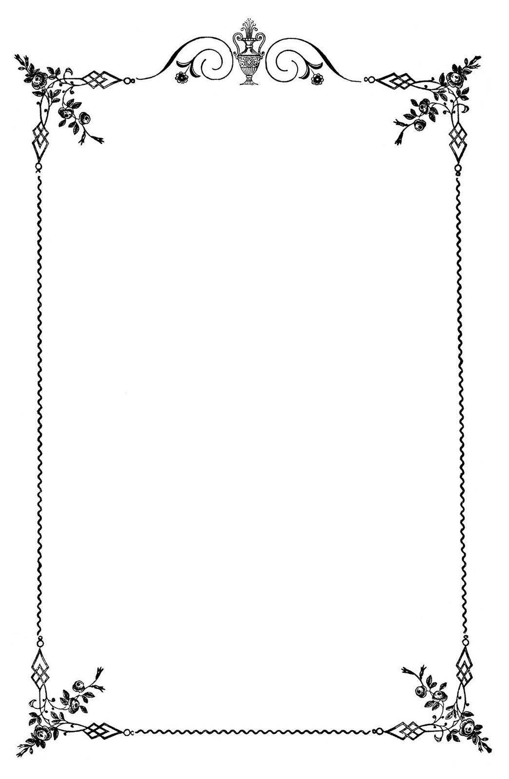 Fall Wedding Border Clipart - Cilento