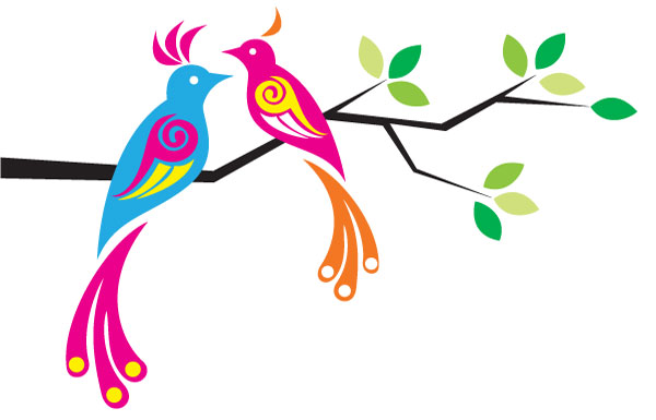 Love Birds vector