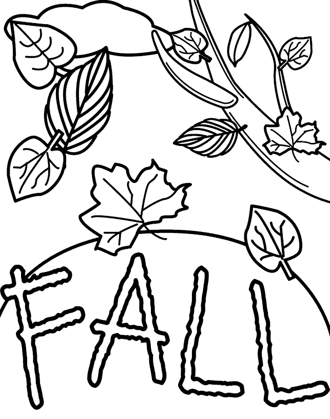 Fall Coloring Page - Fall Coloring Pages : Coloring Kids – Free ...