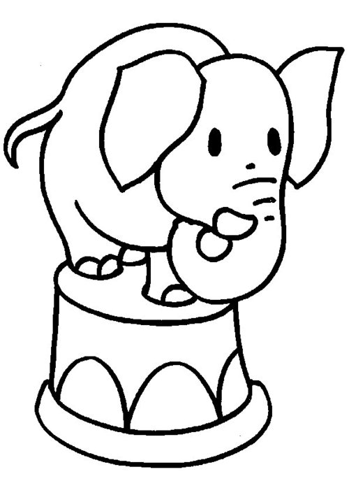 Elephant Coloring Pages For Kids >> Disney Coloring Pages