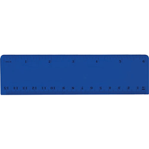 6" Plastic Rulers (Digitally Printed, Front) | Custom Desktop Items