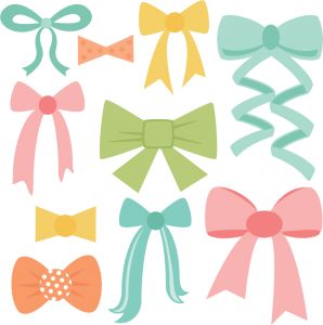 Bow Set SVG cut files bow svg files ribbon svg cuts free svgs free ...