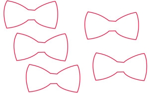 Bowtie Stencil
