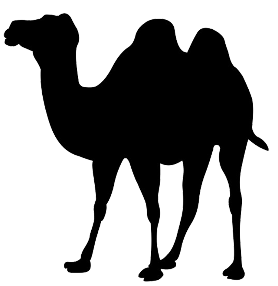 Black And White Camel Silhouette - ClipArt Best