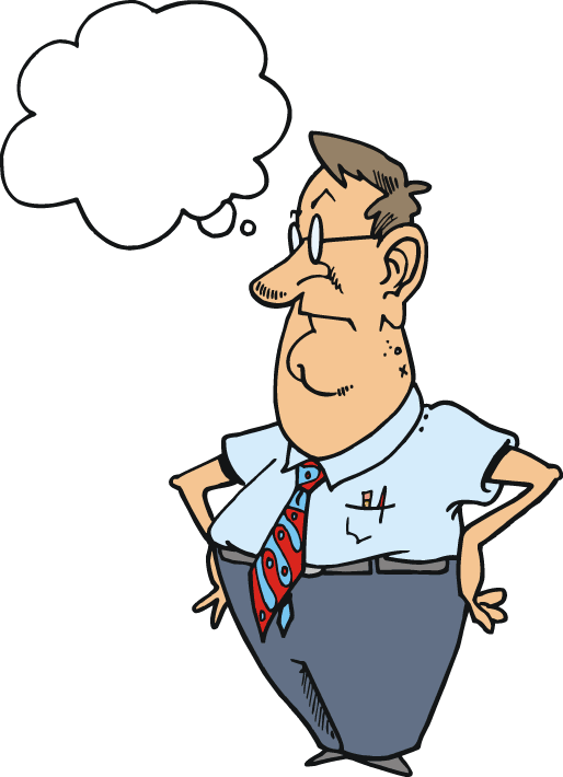 Free Clip Art - People Clip Art - thoughtbubble043