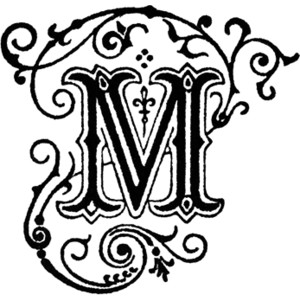 Decorative Letter M Clipart - Polyvore