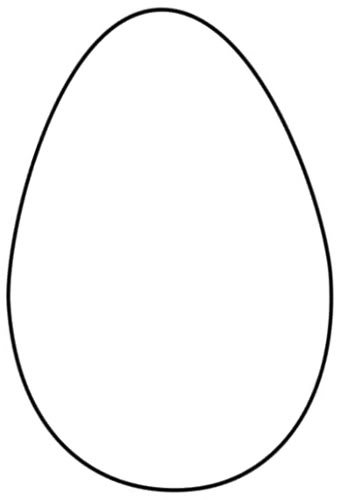 blank egg Colouring Pages (page 2)