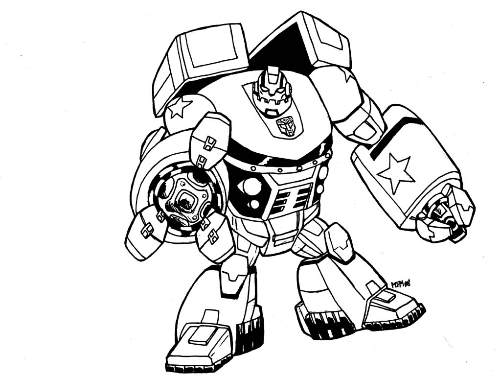 New Transformer Coloring Page 22 #3793