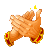 Hand Applause Animated 98x98 Animated Avatar