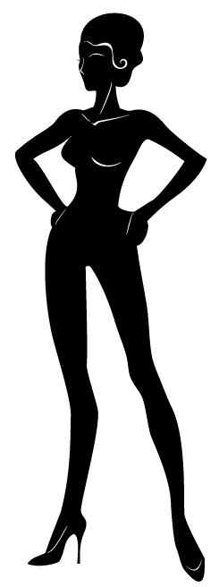 Sexy Female Silhouette Clip Art | ClipArtLog.com