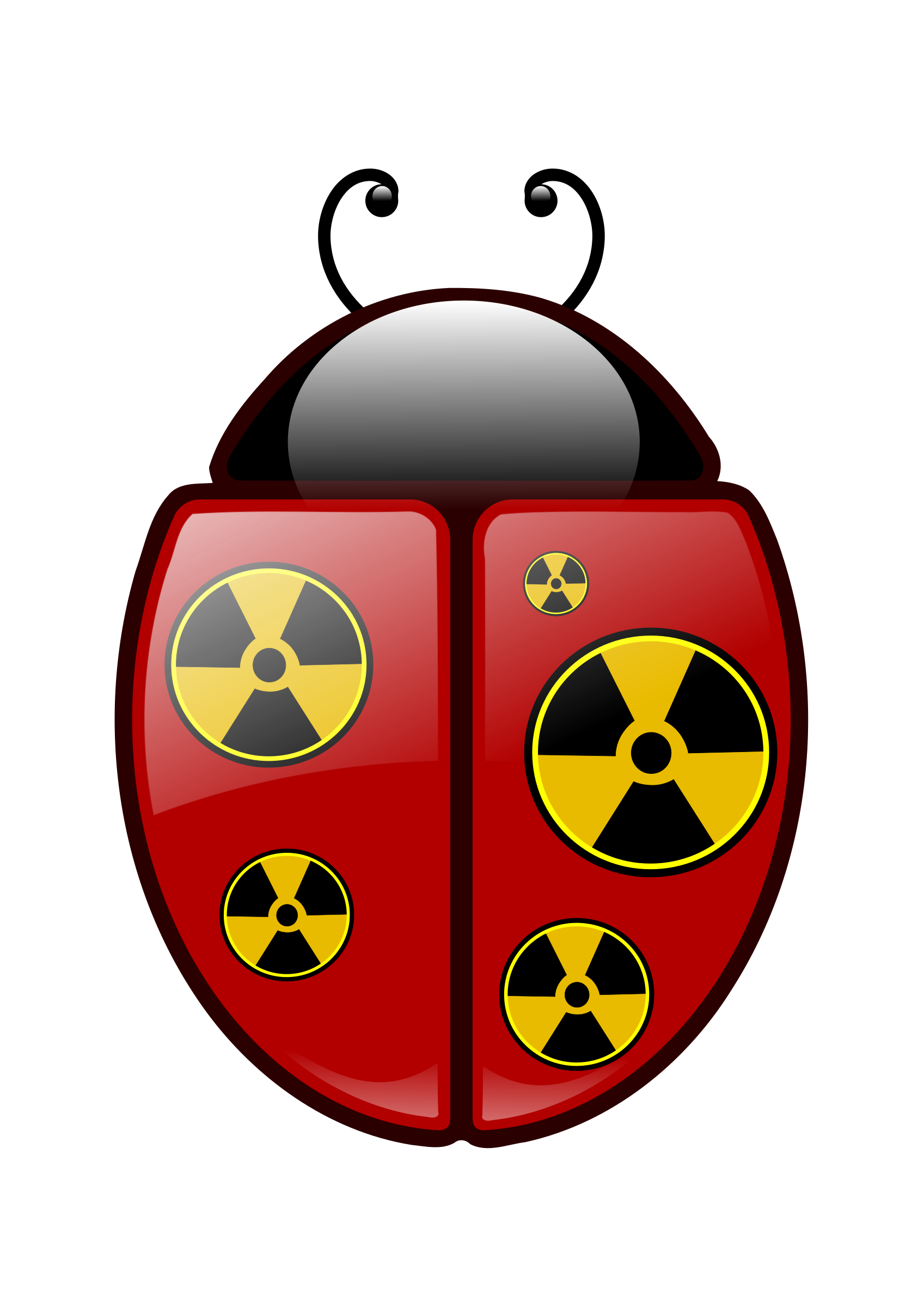 Clipart - Radioactive Ladybug