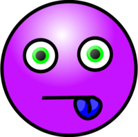 Emoticons Tongue in cheek - vector Clip Art