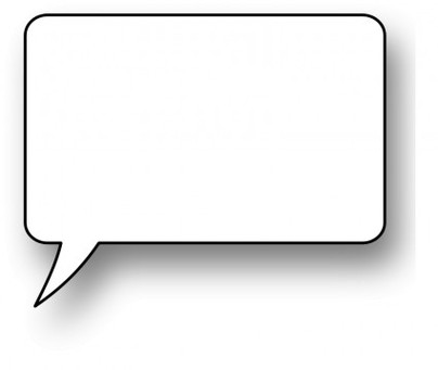 Blan Speech Bubble Template Clipart - Free to use Clip Art Resource