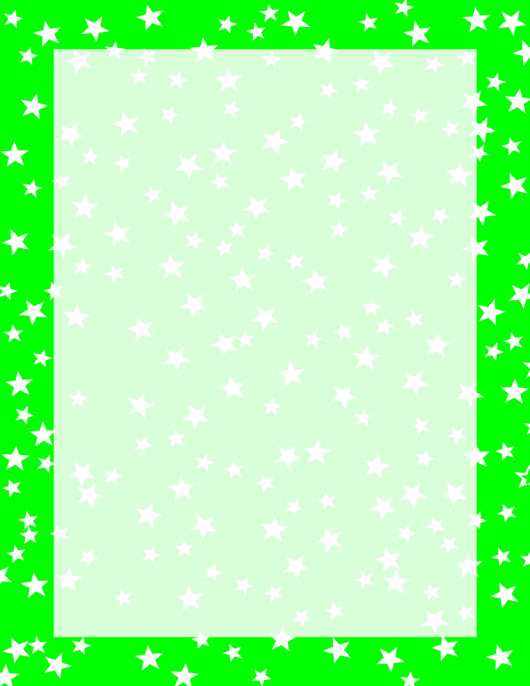 Green and White Stars Border | Free Borders And Clip Art.com