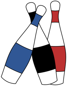 129 scared bowling pins clipart | Public domain vectors