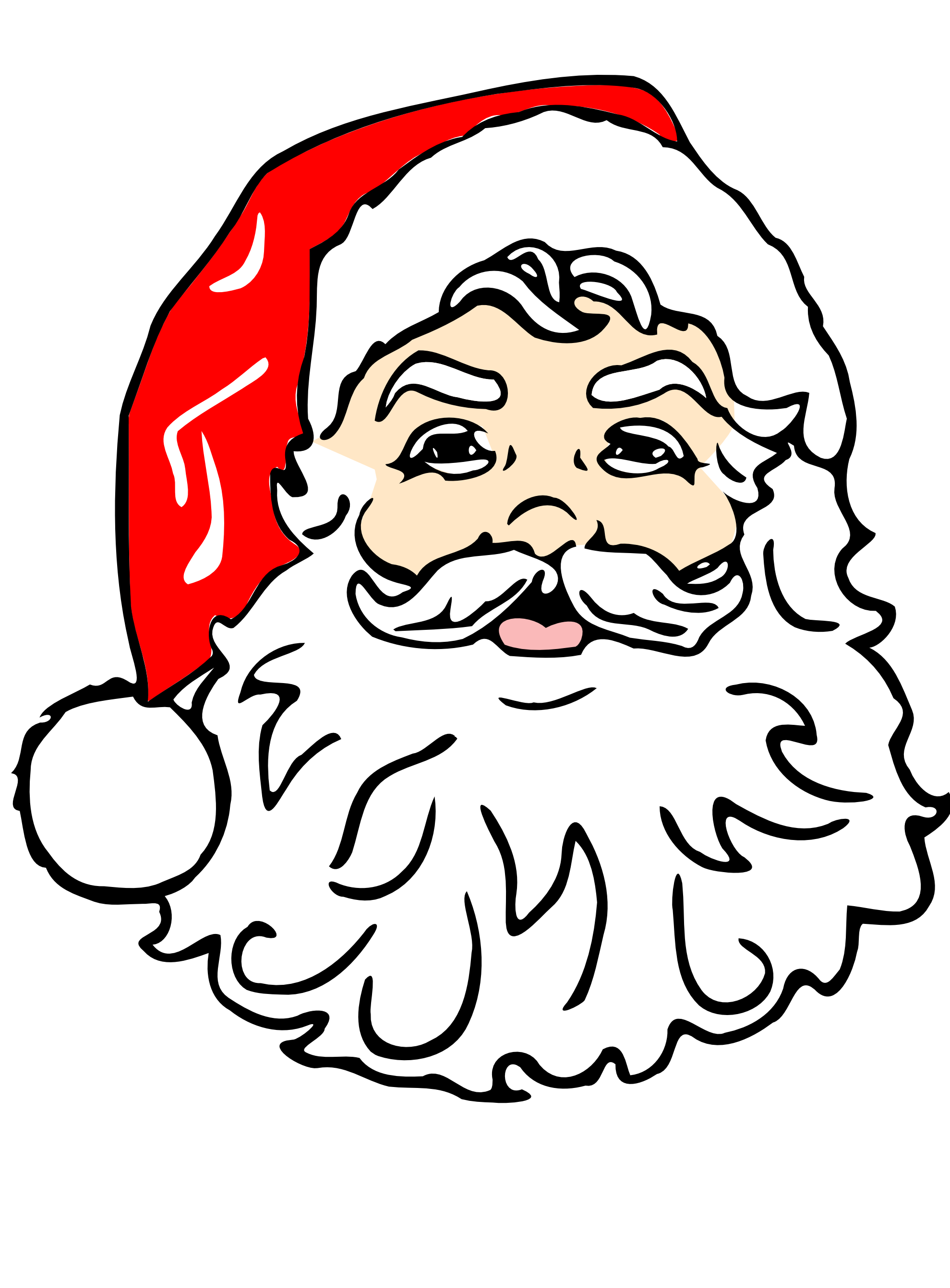 Santa Clip Art Free Printable - Free Clipart Images