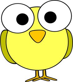 Clipart of animals with a pencil with big eyes