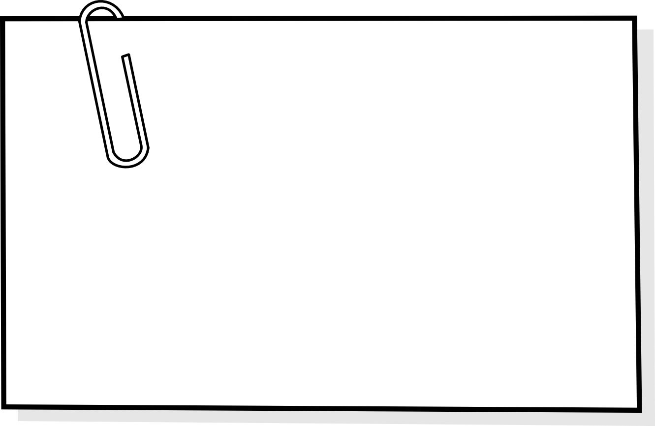 Clip Art: Note with Paperclip Note Avec ...