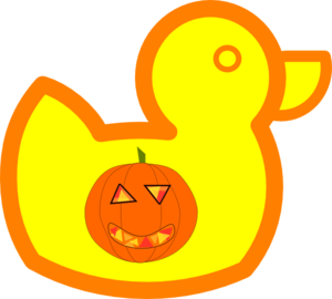 Halloween Rubber Duck clip art - vector clip art online, royalty ...