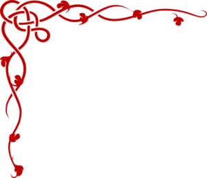 Red On Red Border Invite clip art - vector clip art online ...