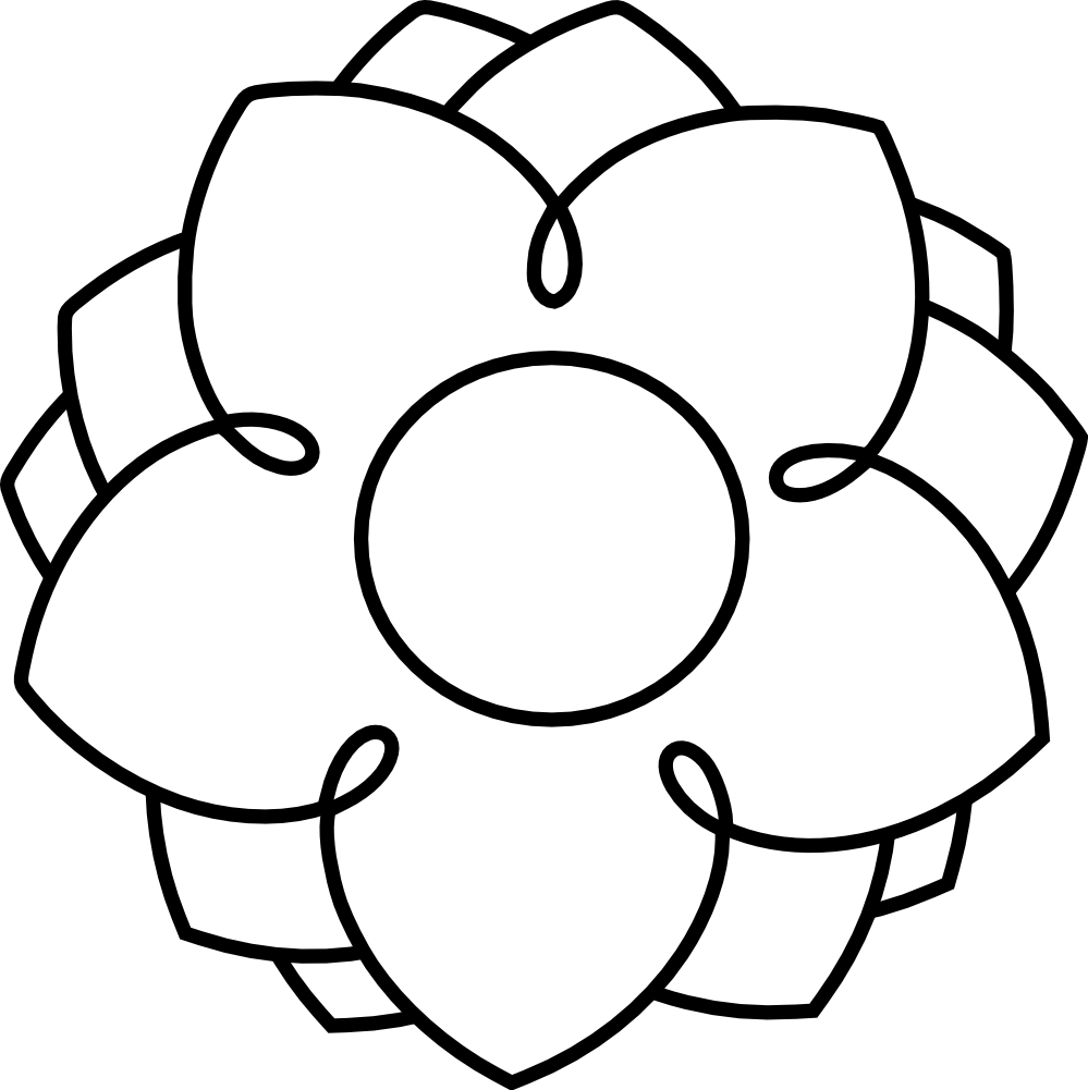 Flowers Line Drawing
