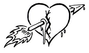 Broken Heart Tribel - ClipArt Best