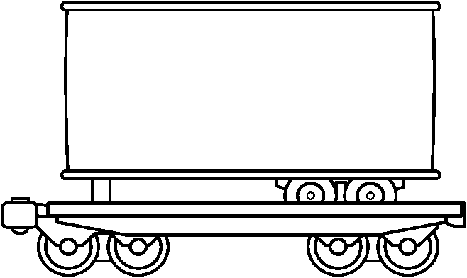 Train clipart free black and white