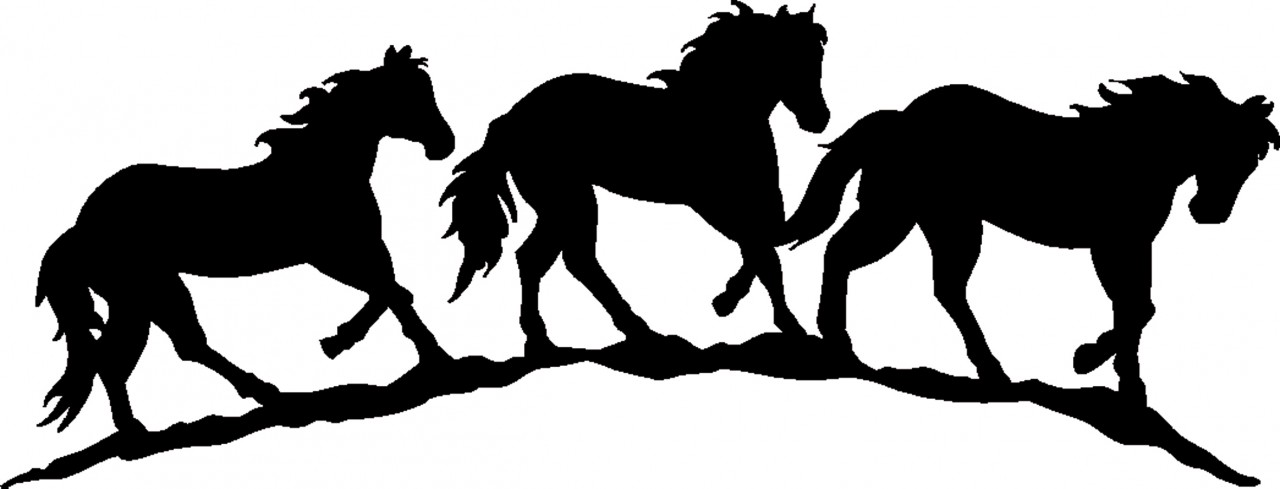 Horses Silhouette | Free Download Clip Art | Free Clip Art | on ...