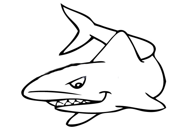 55+ Shark Shape Templates, Crafts & Colouring Pages | Free ...