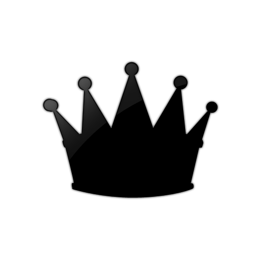 Five Point Crown (Crowns) Icon #027340 Â» Icons Etc
