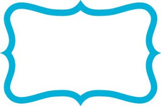 Label shapes outline clipart