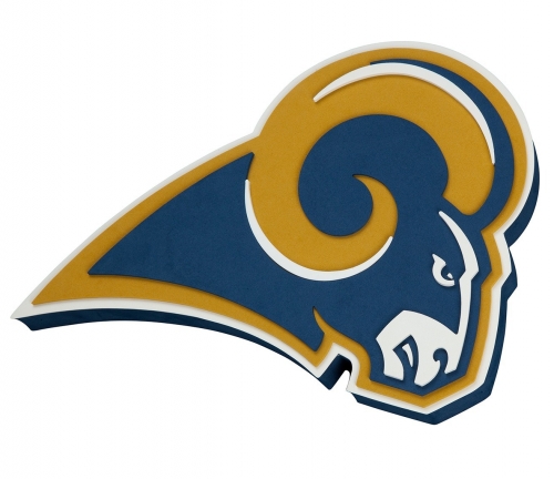 Los Angeles Rams 3D Fan Foam Logo Sign