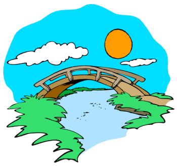 Clip Art Water With Bridge Clipart