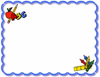 School border star border clip art free back to school clipart ...