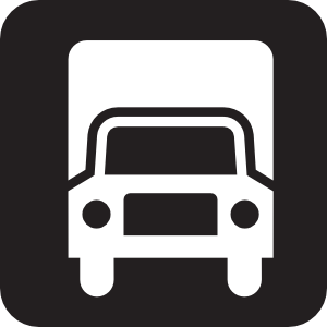 Truck Black Clip Art - vector clip art online ...