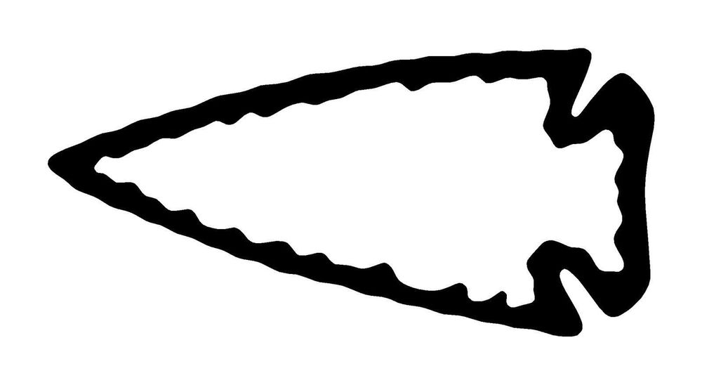 Arrowhead Vinyl Western Decal 0707 | eBay