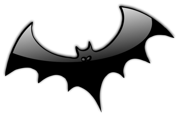 Halloween Bat Clipart Black And White - Free ...