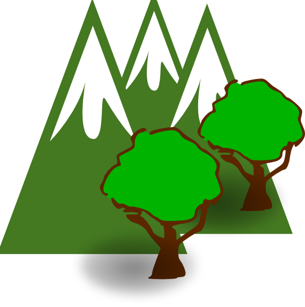 Mountain Forest Clip Art - vector clip art online ...