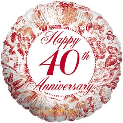 Ruby Wedding Anniversary Clipart