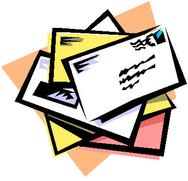 Mail letter clipart