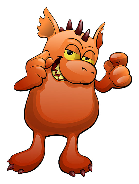 Free vector monster cartoon characters » Design You Trust